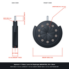 Aperture = Ø1-18mm, Lever Iris Diaphragm, Outer Diameter = Ø30mm