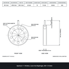 Aperture = Ø1-18.9mm, Lever Iris Diaphragm, Outer Diameter = Ø31.5mm