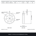 Aperture = Ø1.5-18.7mm, Lever Iris Diaphragm, Outer Diameter = Ø32.6mm