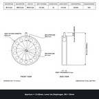 Aperture = Ø1.5-22mm, Lever Iris Diaphragm, Outer Diameter = Ø33mm