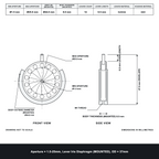 Aperture = Ø1.5-25mm, Lever Iris Diaphragm, Outer Diameter = Ø37mm