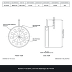 Aperture = Ø1.8-22mm, Lever Iris Diaphragm, Outer Diameter = Ø41mm