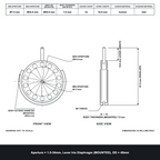 Aperture = Ø1.5-34mm, Lever Iris Diaphragm, Outer Diameter = Ø49mm