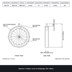 Aperture = Ø2-44mm, Lever Iris Diaphragm, Outer Diameter = Ø60mm