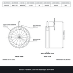 Aperture = Ø2-50mm, Lever Iris Diaphragm, Outer Diameter = Ø70mm