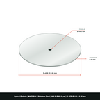 ⌀400µm Optical Pinhole, dia8mm Stainless Steel Plate