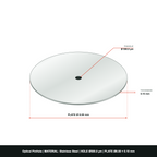 ⌀500µm Optical Pinhole, dia8mm Stainless Steel Plate