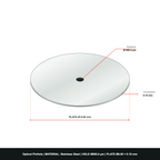 ⌀600µm Optical Pinhole, dia8mm Stainless Steel Plate