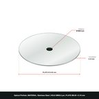 ⌀800µm Optical Pinhole, dia8mm Stainless Steel Plate