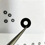 ⌀200µm 光學針孔，直徑8mm不鏽鋼板